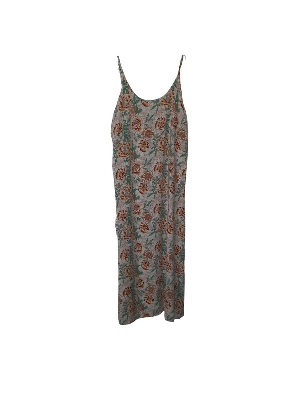 World Market Floral Sleeveless Nightgown Size Small Medium
